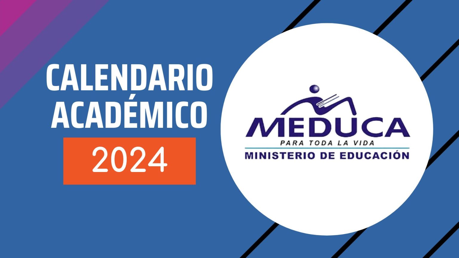 Calendario escolar Meduca 2024 Colegio Federico Zúñiga Feliú